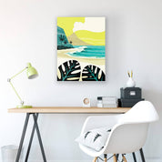 Coconut Volcano - 9x12 Giclee Print
