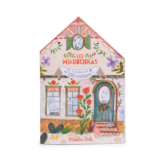 Les Minouchkas Coloring Book with 150 stickers