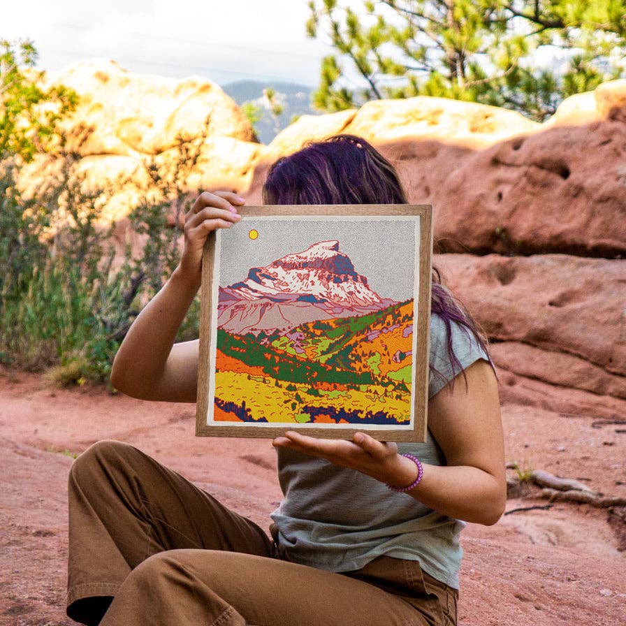 Uncompahgre Peak Art Print 12"x12"