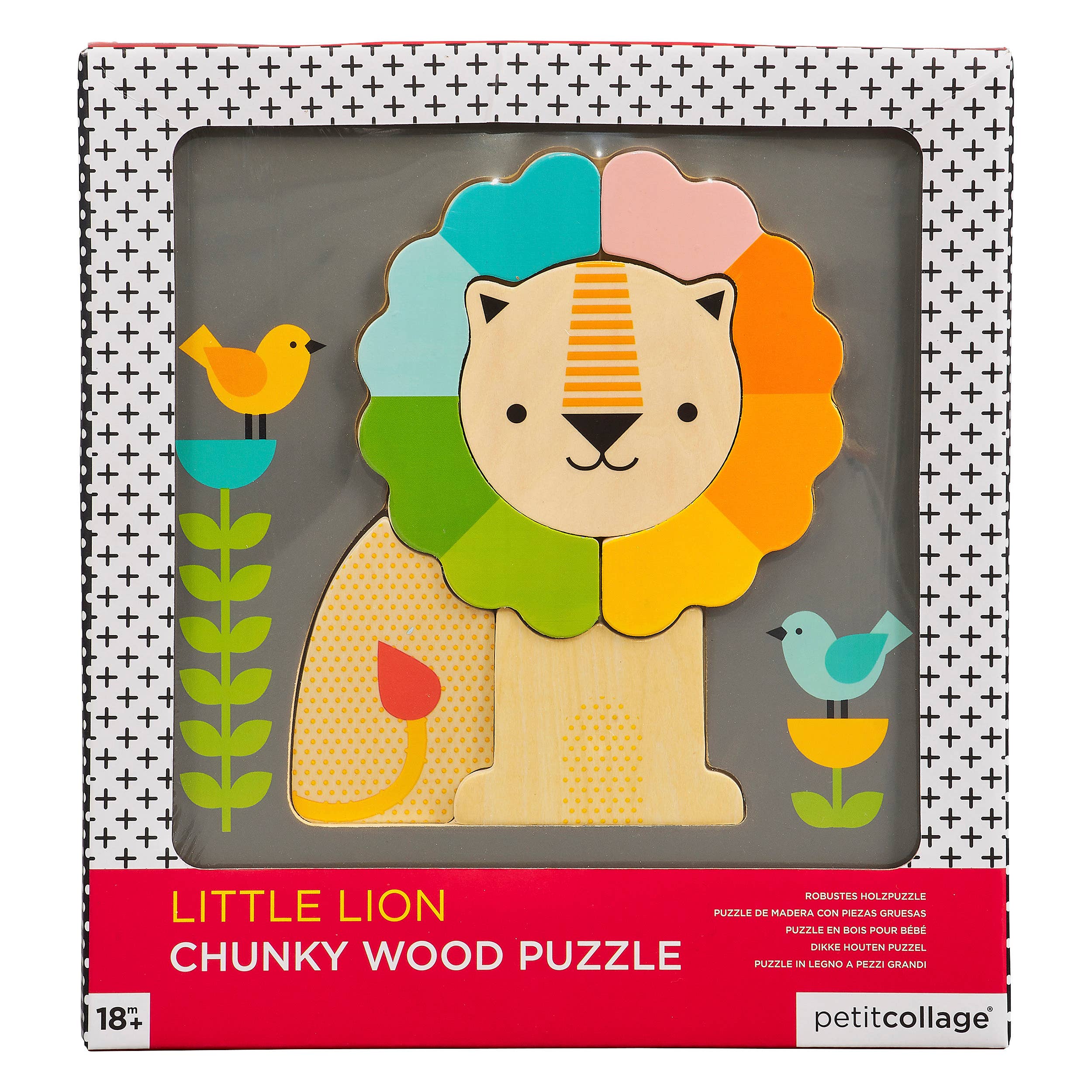 Little Lion Chunky Wood Puzzle