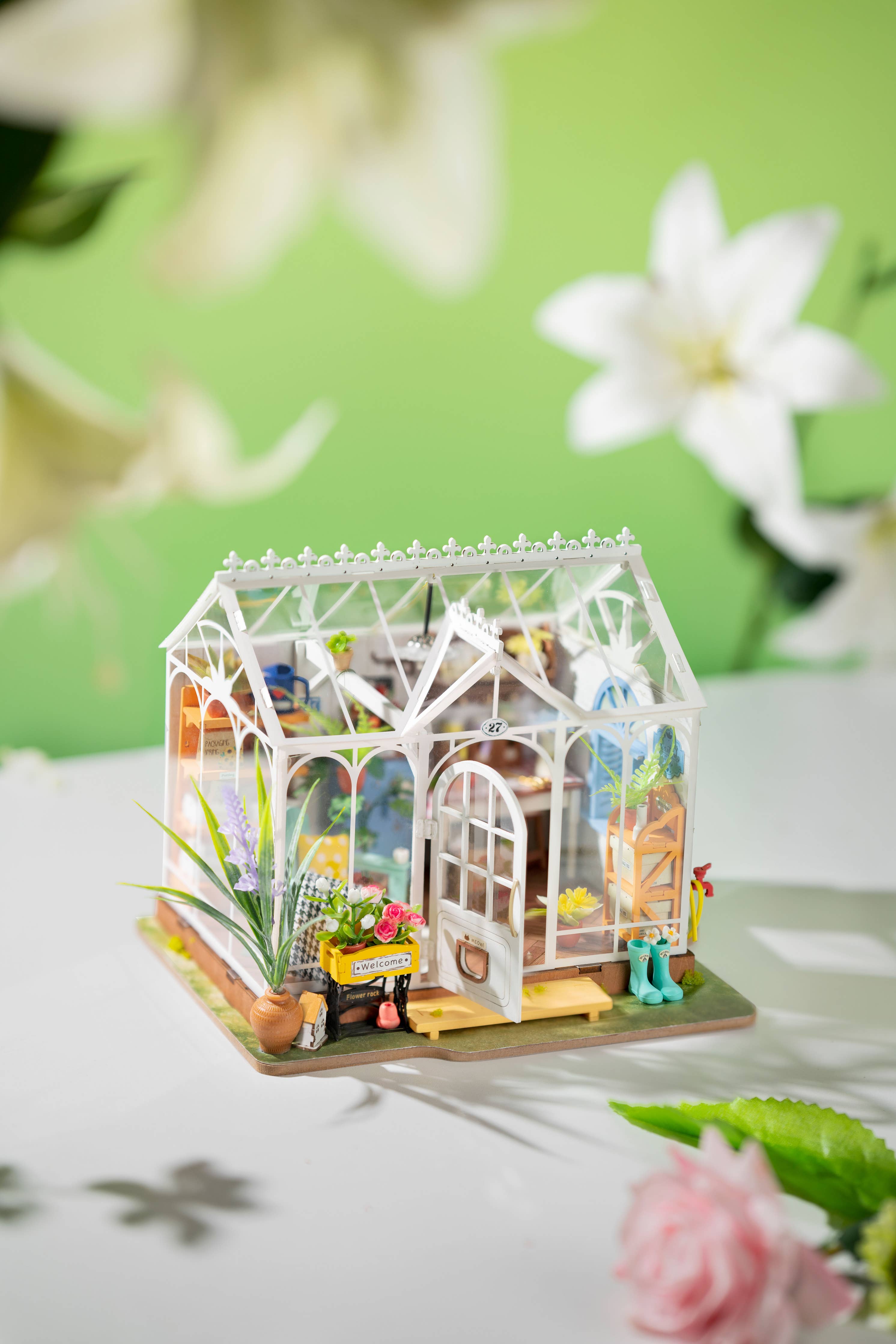 DIY Miniature House Kit: Dreamy Garden House