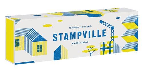 Stampville - 25 Stamps and 2 Ink Pads