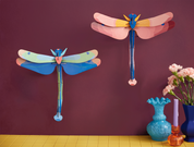 Blue Dragonfly 3D DIY Wall Art
