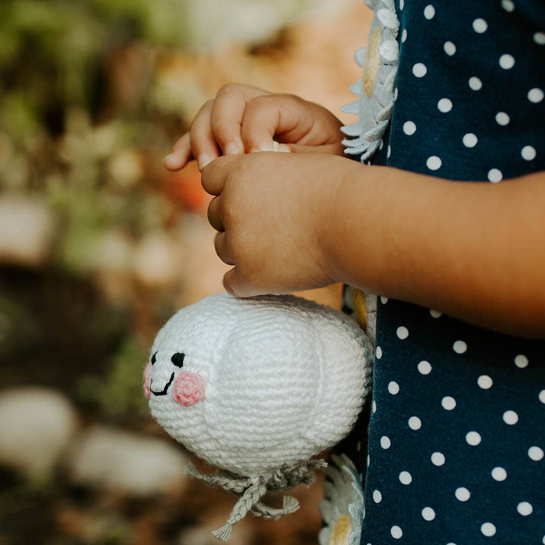 Garlic Pretend Play Food Rattle