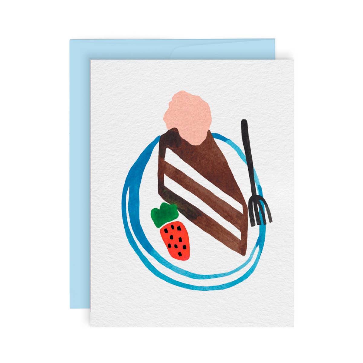 CHOCO CAKE Greeting Card
