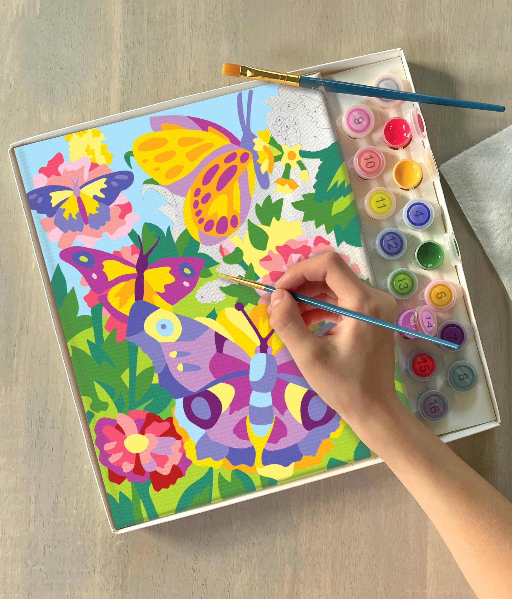 Butterflies + Blooms | Paint By Numbers