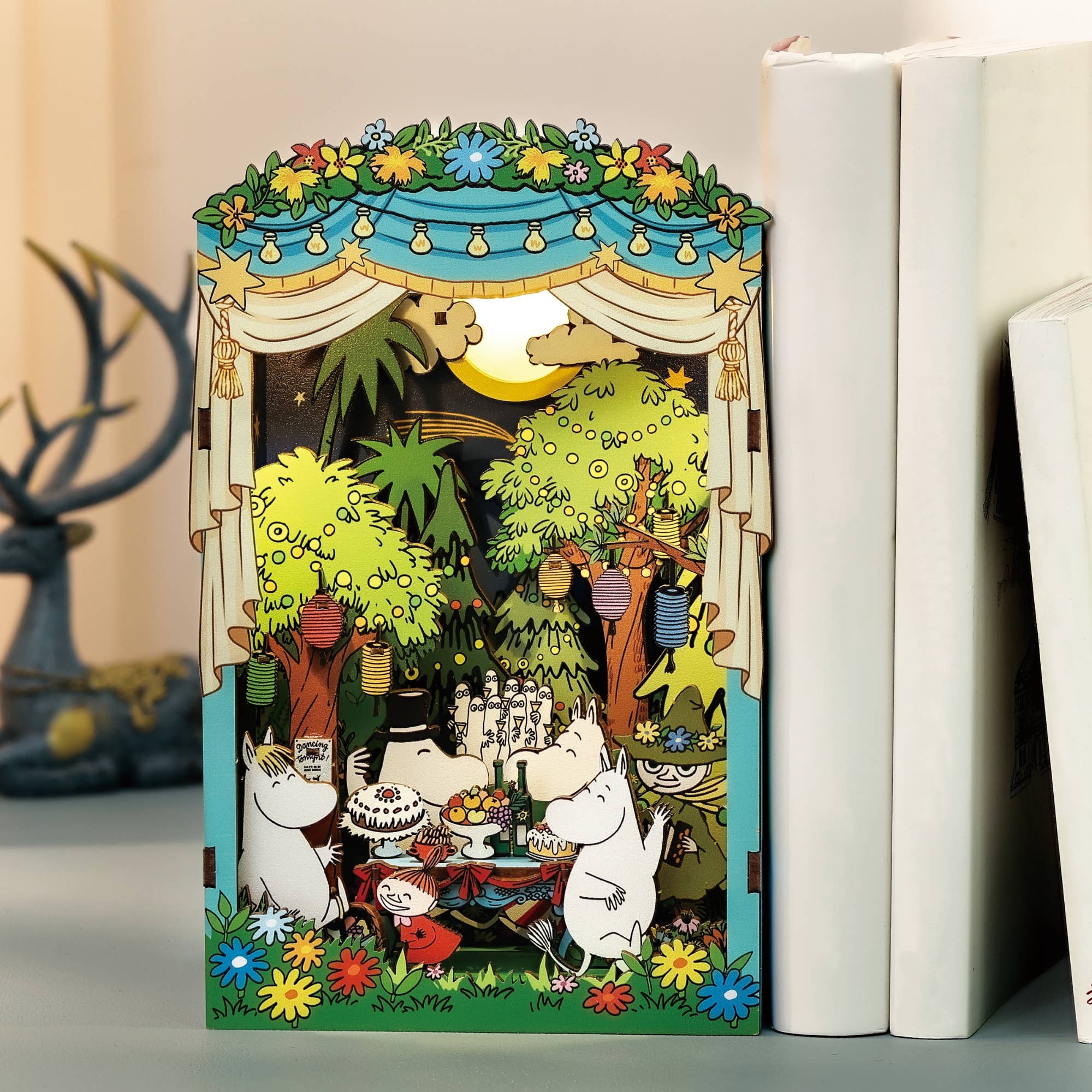 Moomin Moominous Dance Party DIY Book Nook Kit