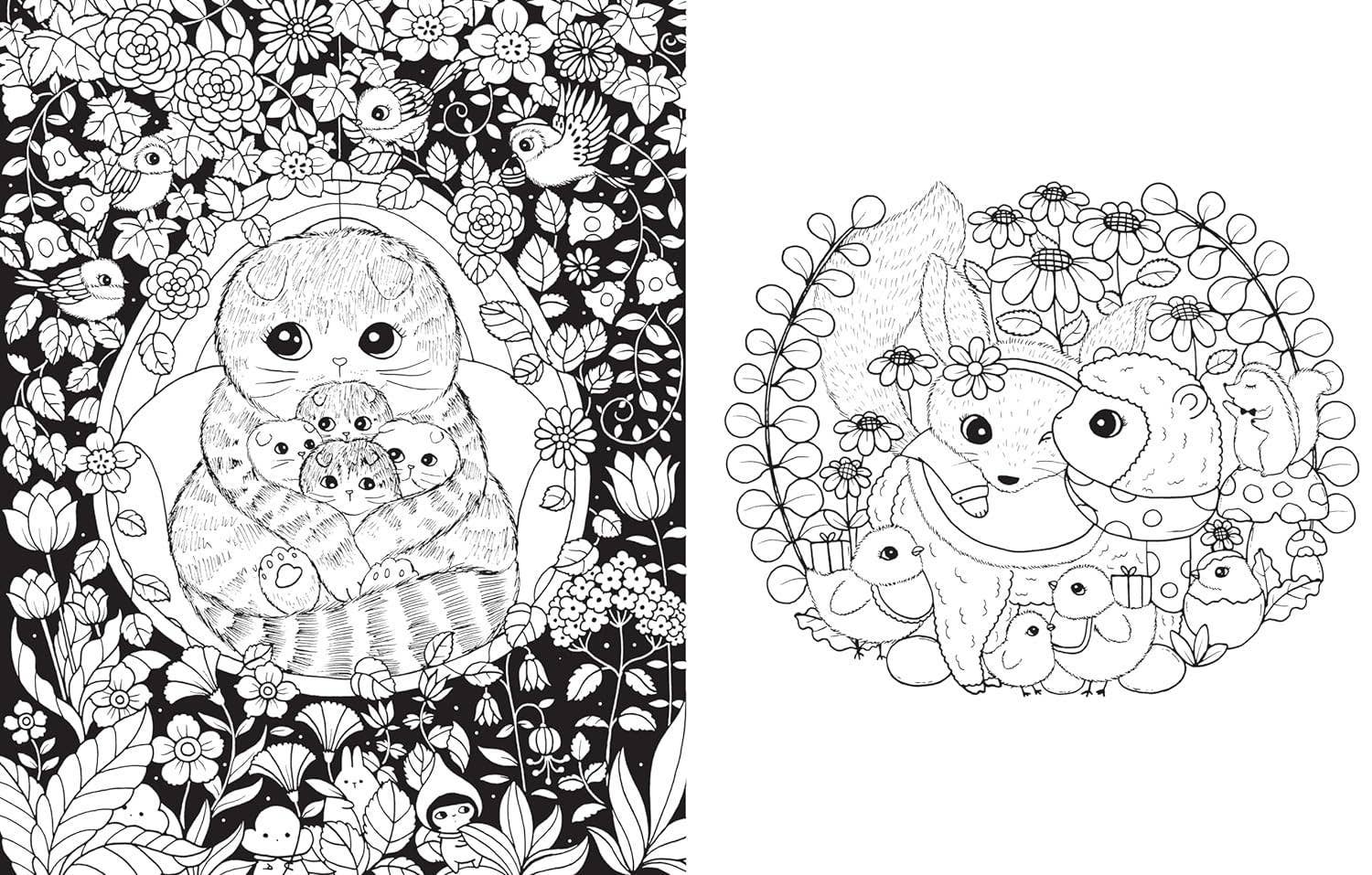 DUPLICATE A Million Baby Animals Coloring Book by Lulu Mayo