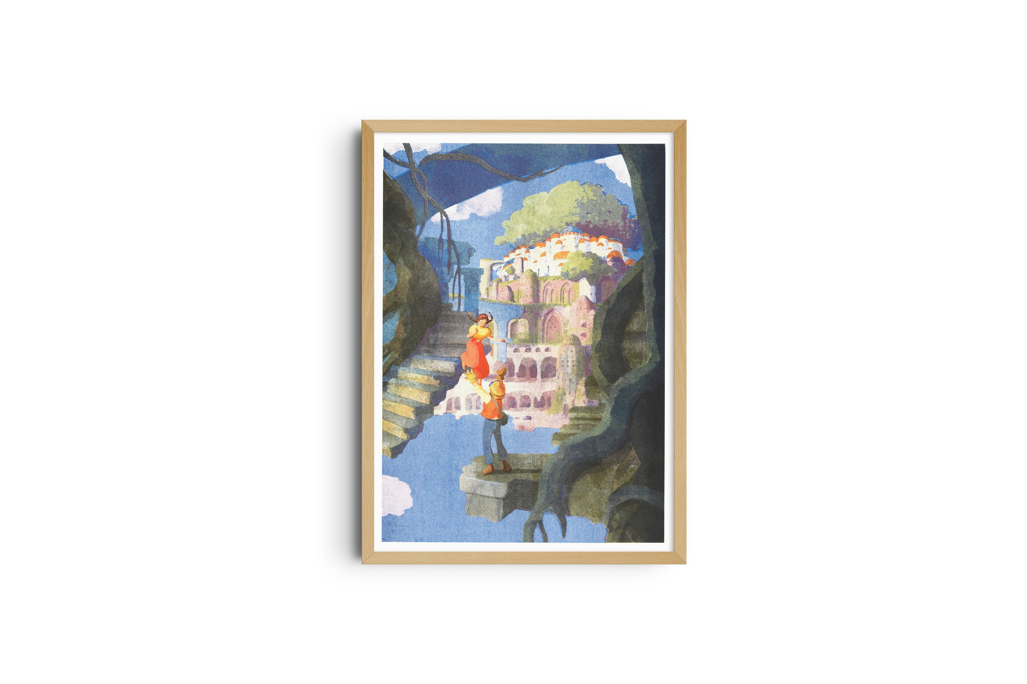 Castle in the Sky A3 Art Poster - Miyazaki/Hifumiyo