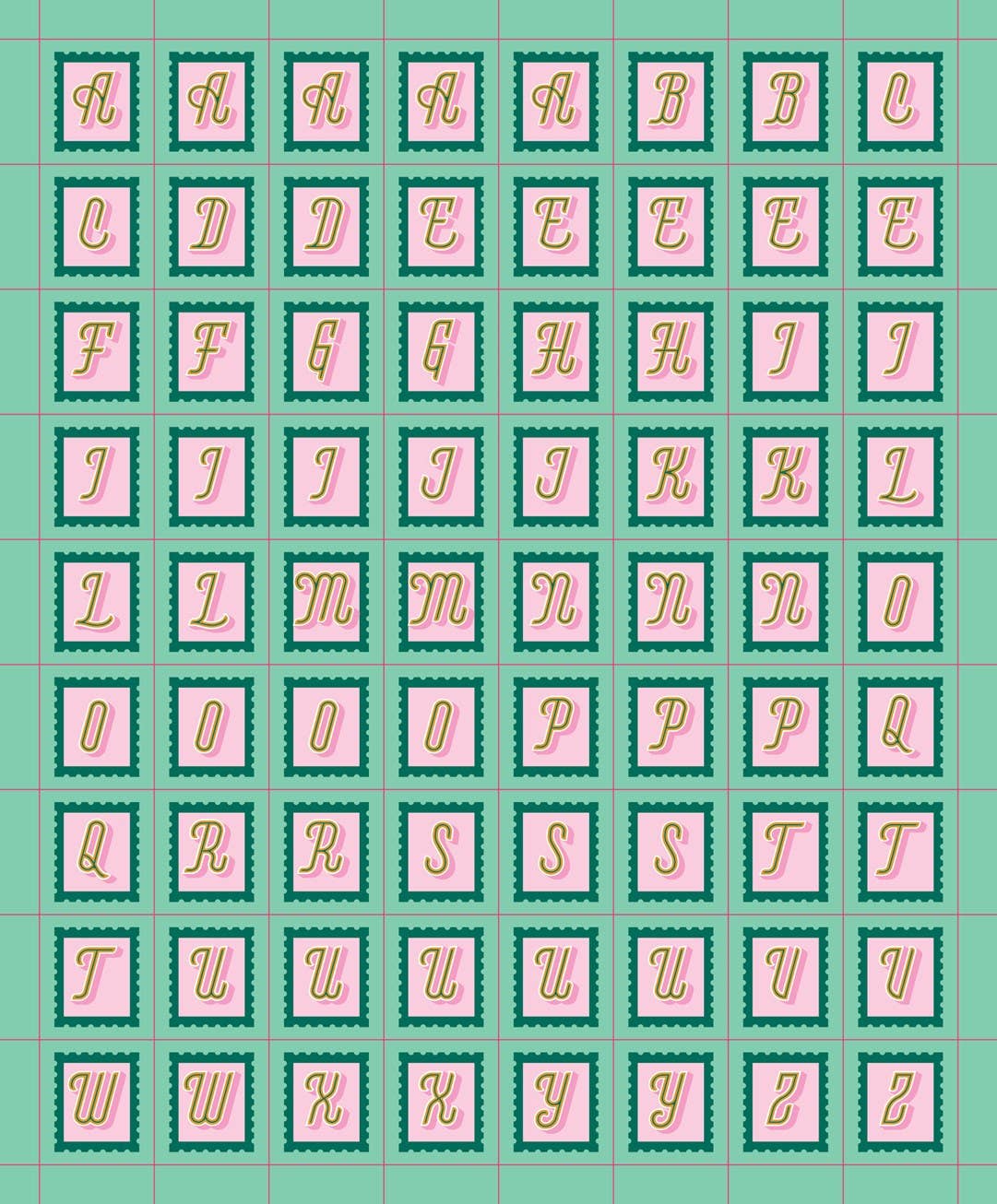 So. Many. Letter Stickers.