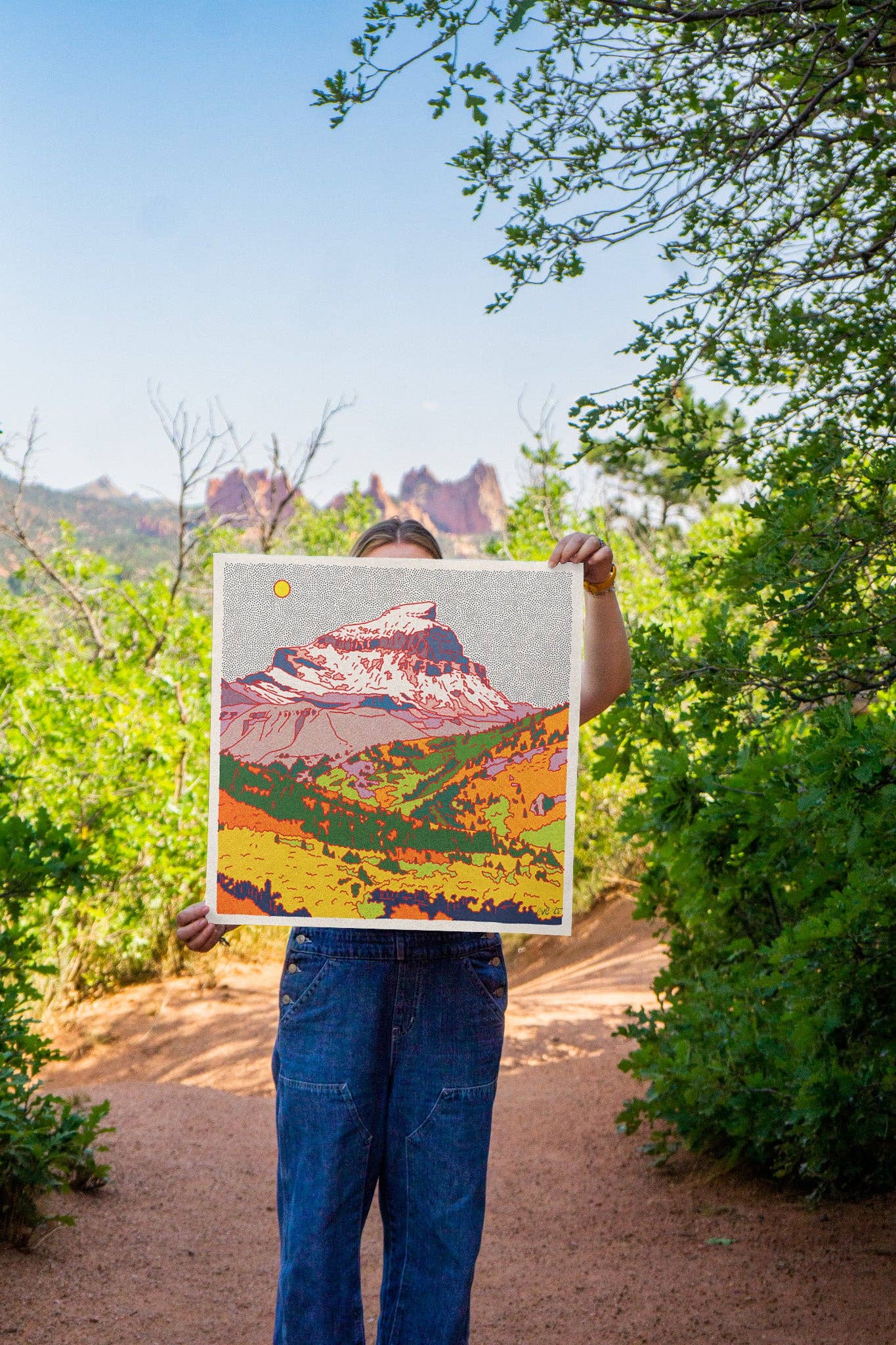 Uncompahgre Peak Art Print 12"x12"