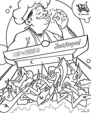 American Graffiti Coloring Book