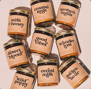 Golden Milk Tea Amber Jar Candle - Limited Edition