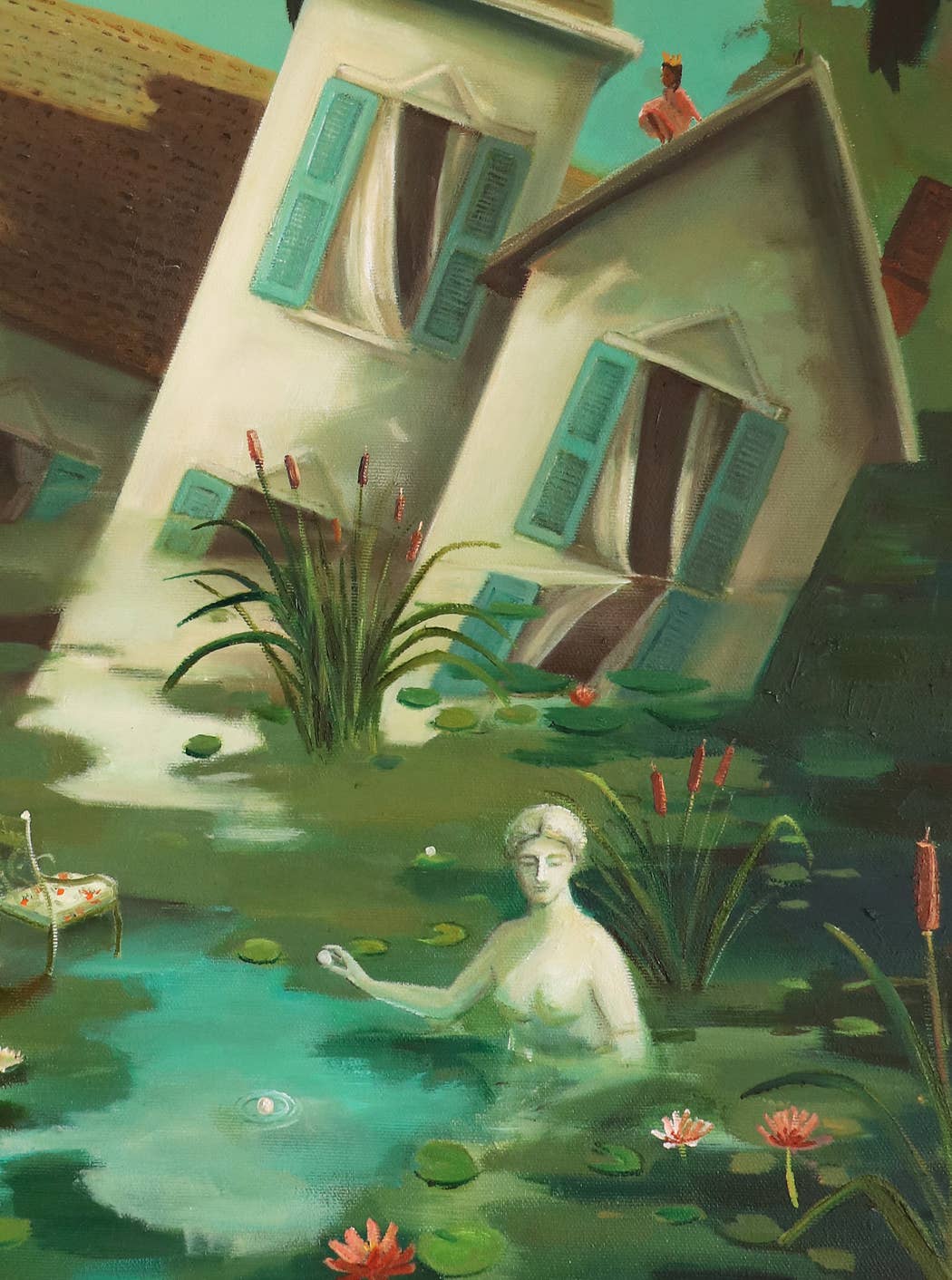 The Incredible Sinking House 8.5"x11" Art Print
