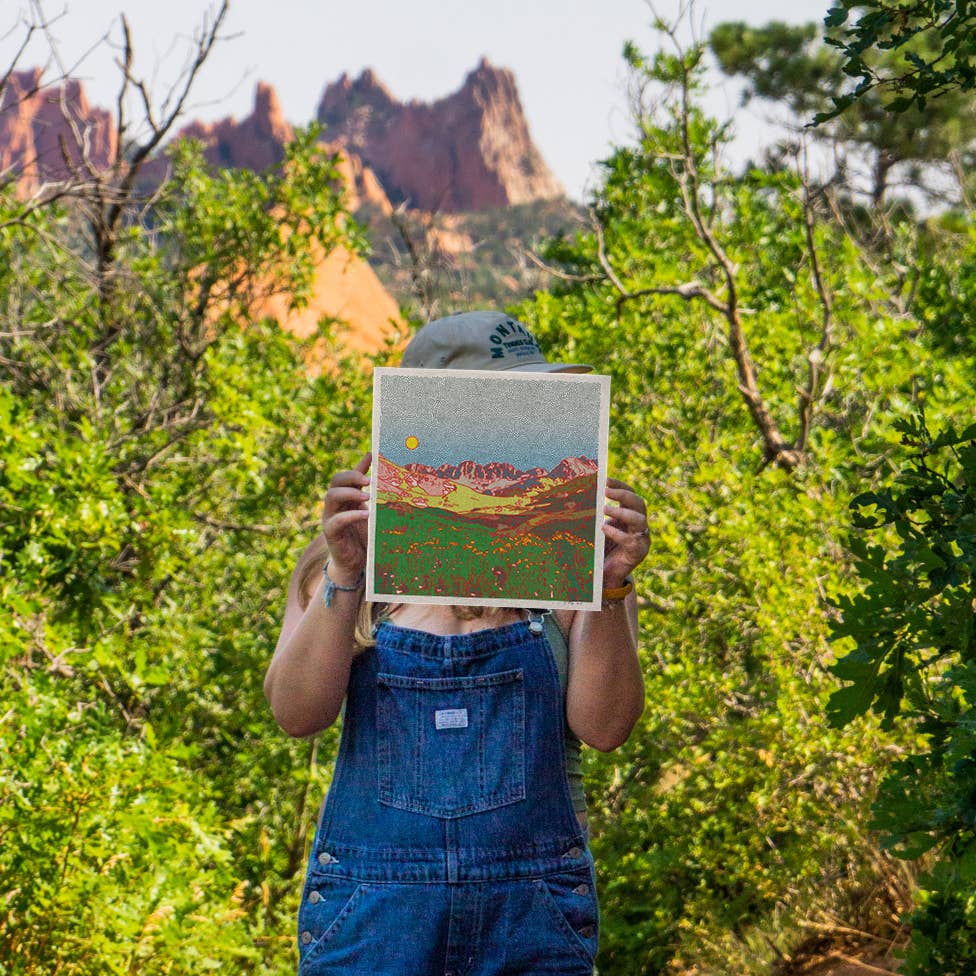 The American Basin 12"x12" Print