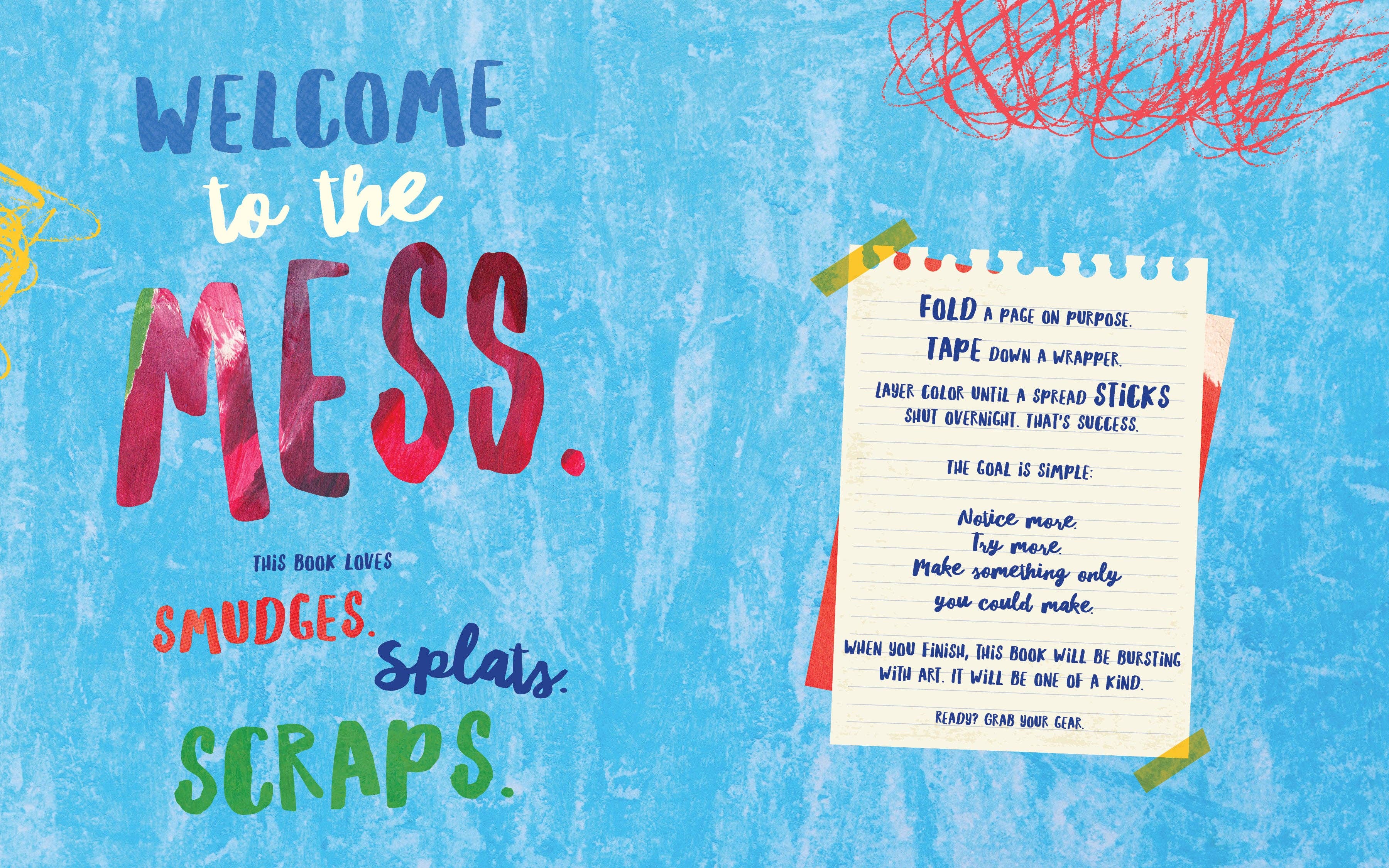 Splatter This Art Book! | A Radical Journal with 45 Activities