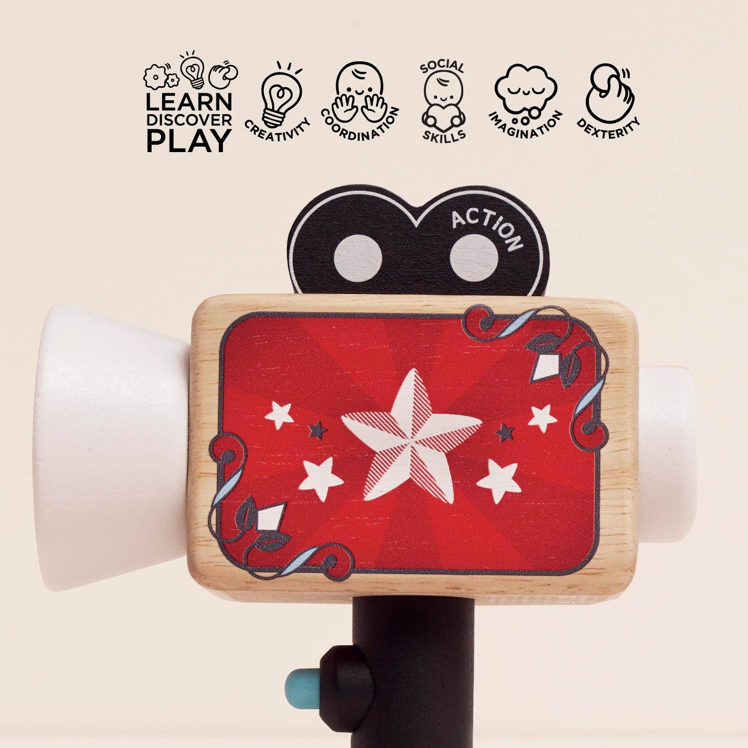 Vintage Style Film Camera - Wooden Toy