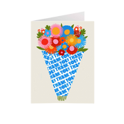 Thank You Bouquet Greeting Card