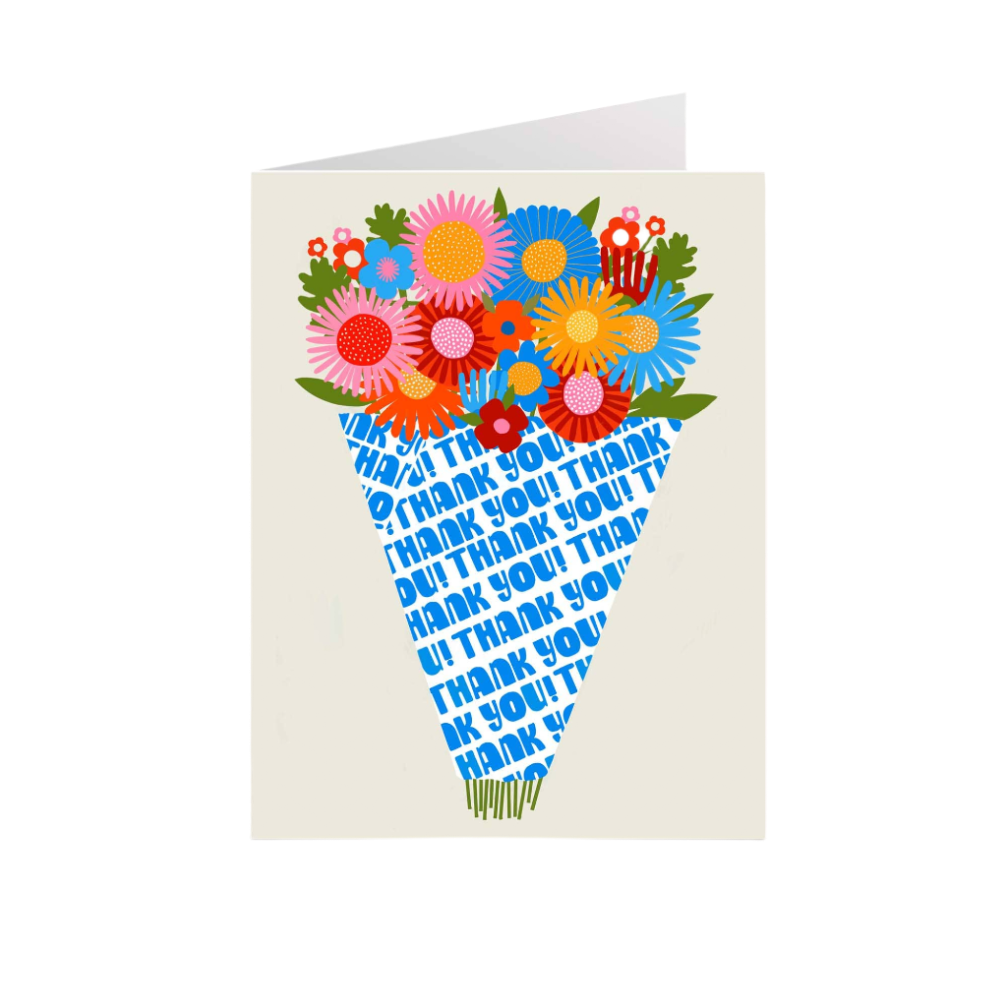 Thank You Bouquet Greeting Card