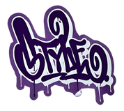 STYLE Purple Tag Sticker 3.75"
