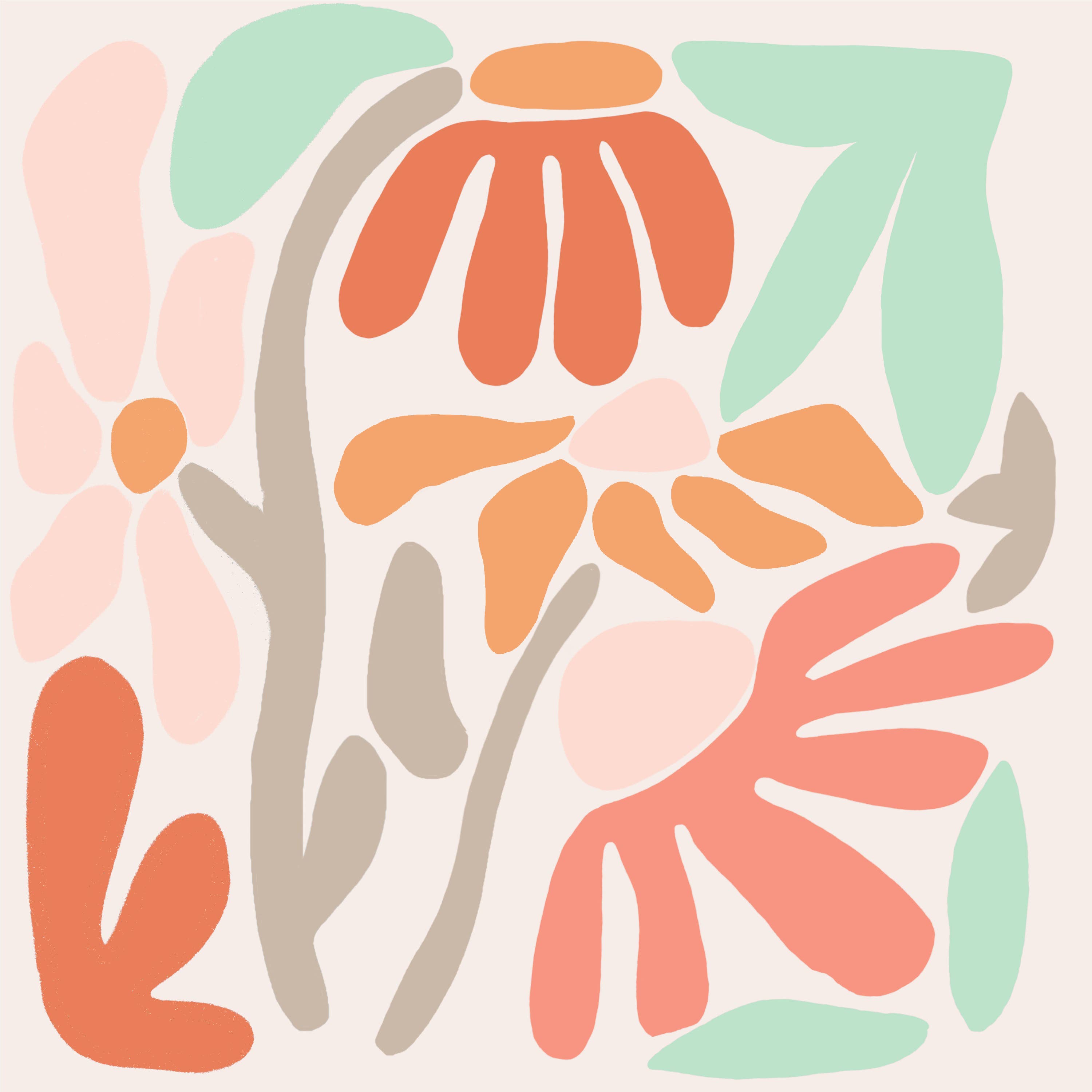 Mod Botanicals Meditative Art Paint by Number Kit+ Easel