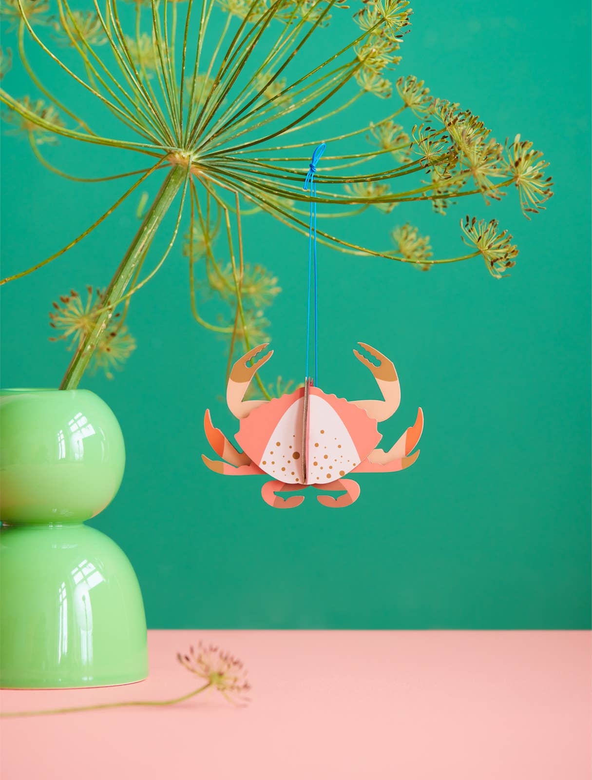 Crab 3D Wall Art Craft Kit - Lucky Charm to Hang