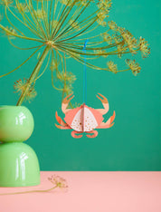 Crab 3D Wall Art Craft Kit - Lucky Charm to Hang