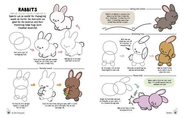 How to Draw Cute Farm Animals