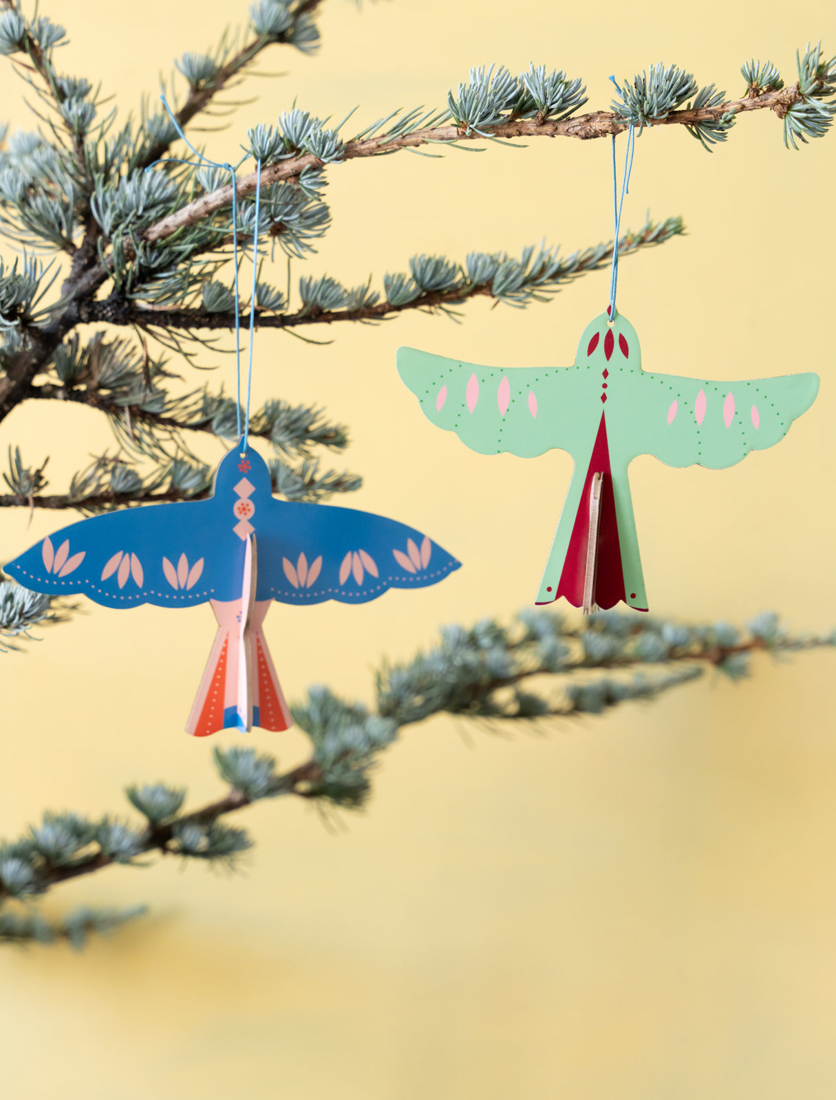 Nordic Birds | DIY 3D Ornament Craft Kit