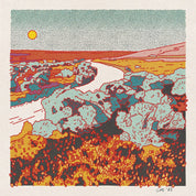 Desert Mountain #40 Print 12"x12"