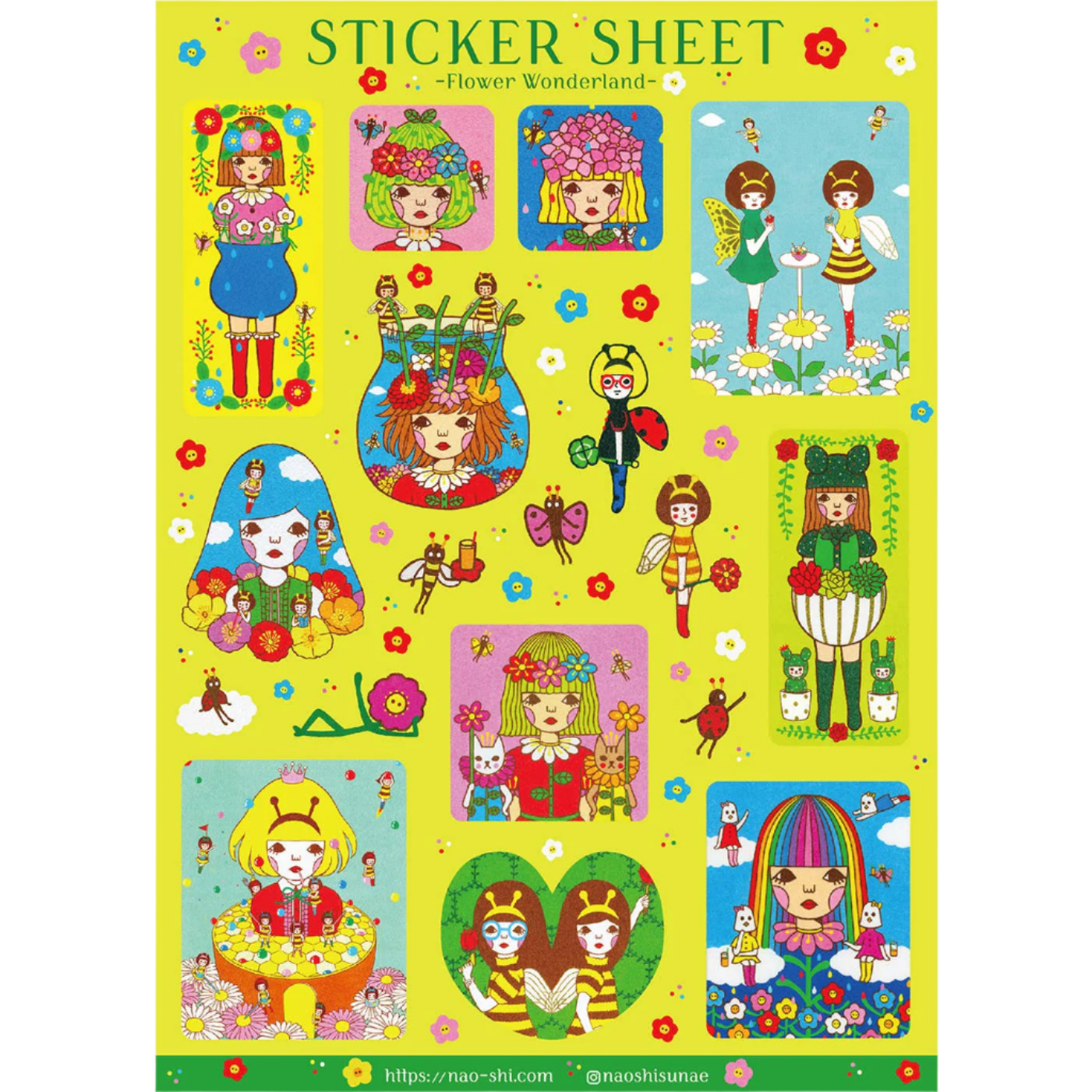 Flower Wonderland Sticker Sheet