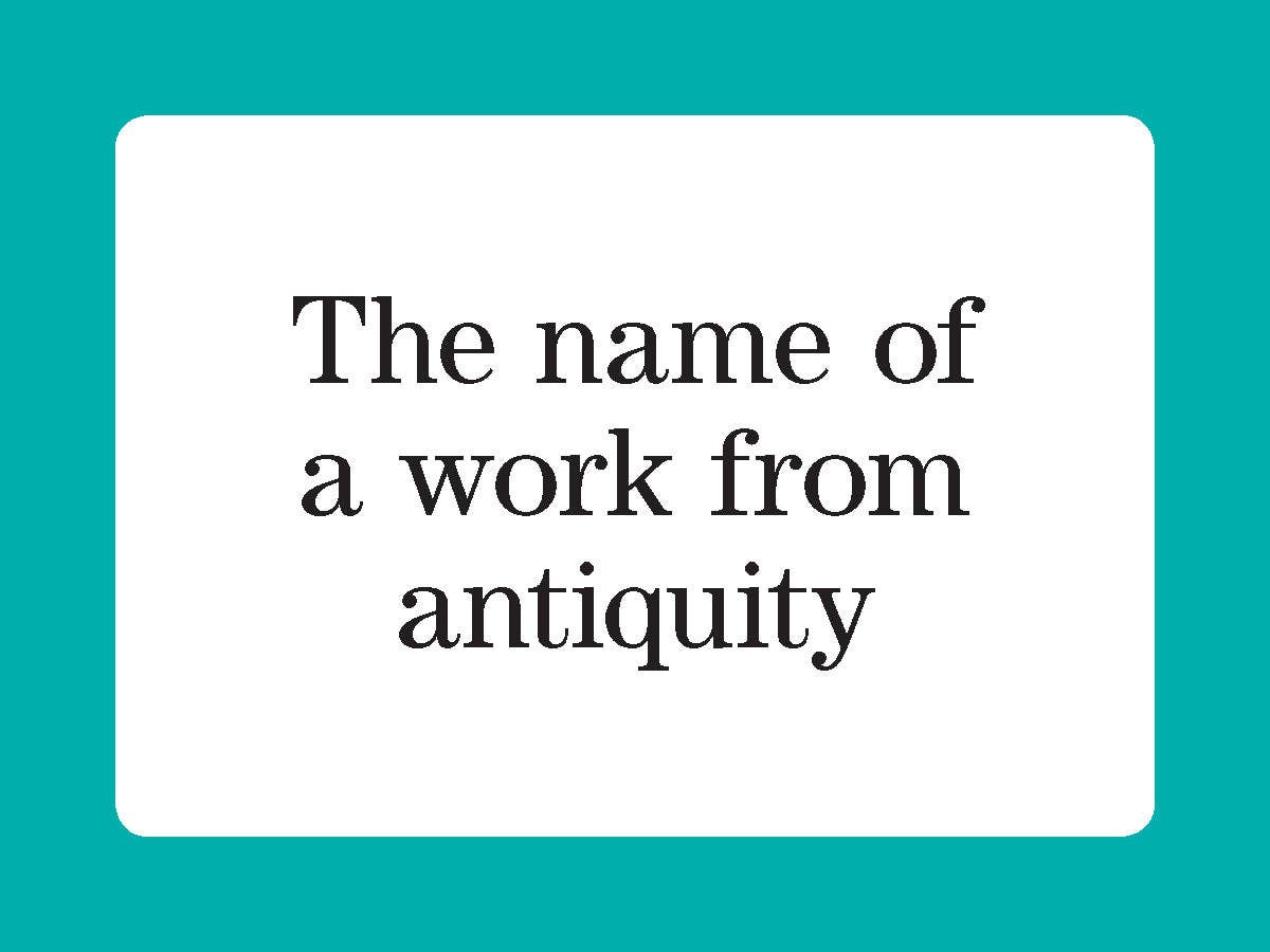 Literary Quicktionary