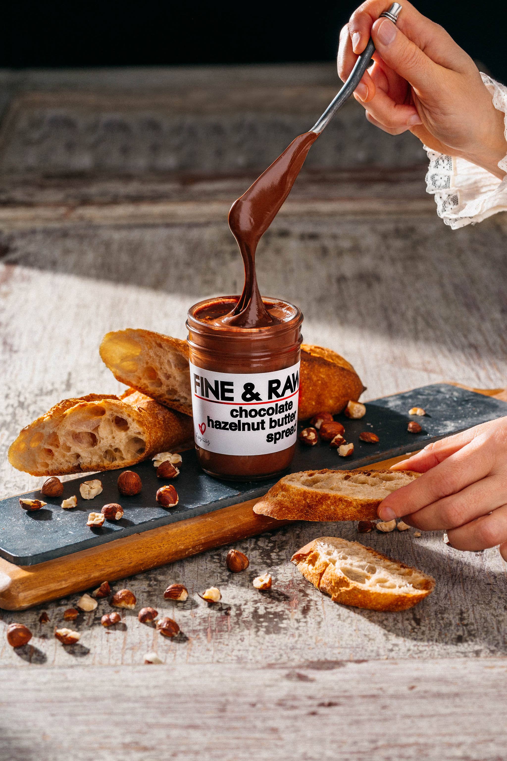 FINE & RAW - Chocolate hazelnut butter spread