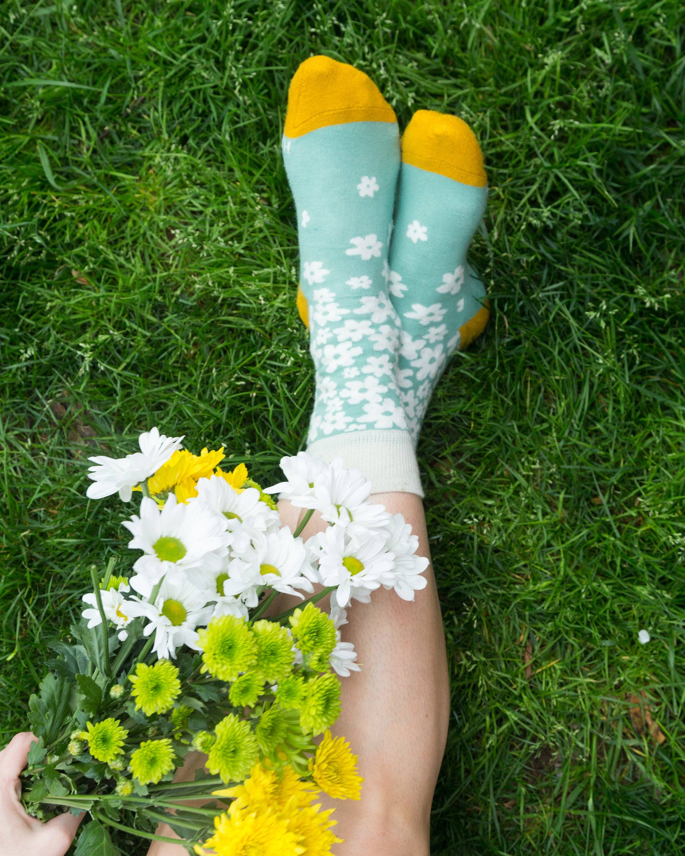 Flower Power Organic Cotton Socks