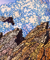 Les Dents du Midi - A3 poster - Clement Vuillier