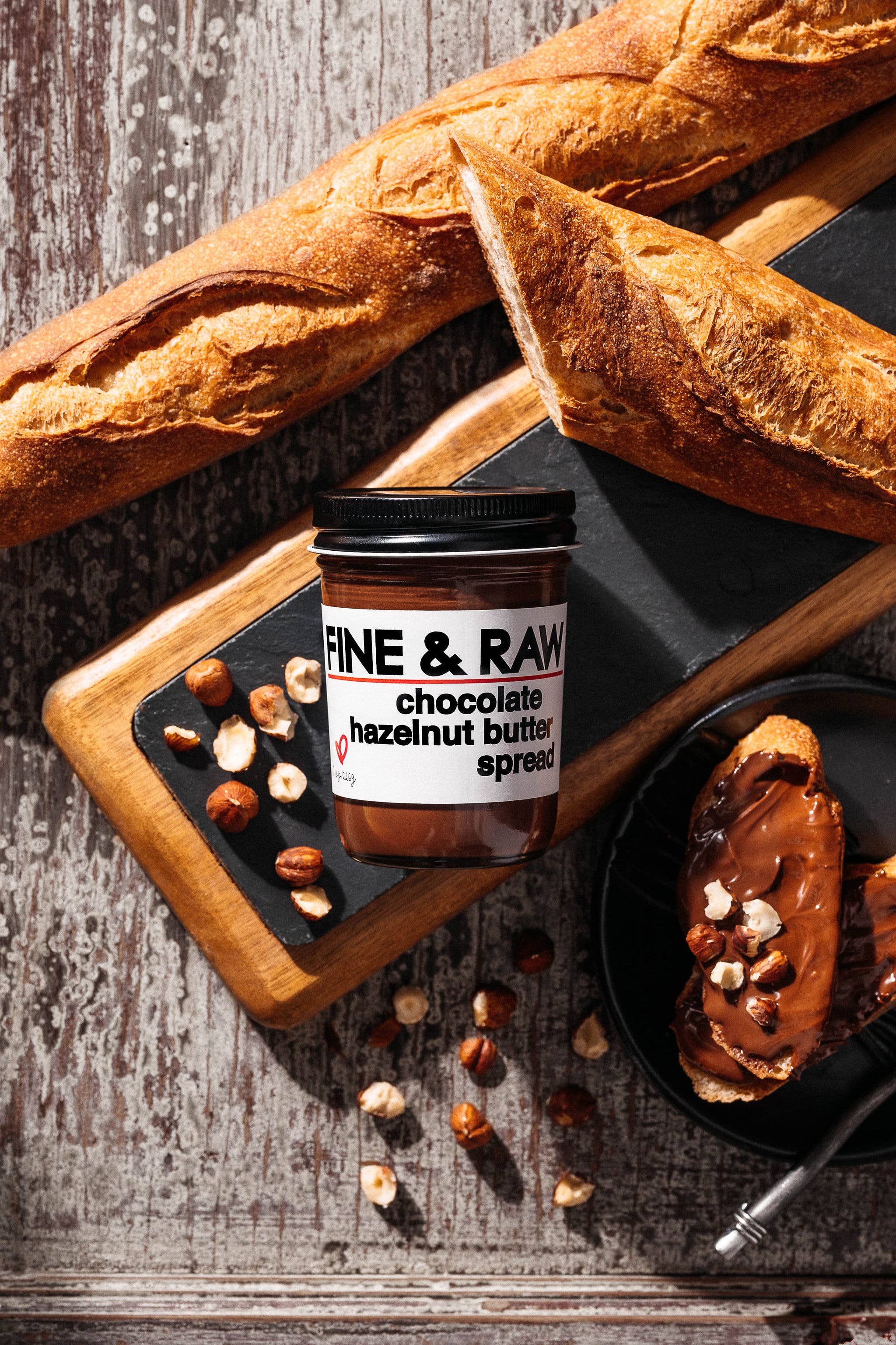 FINE & RAW - Chocolate hazelnut butter spread