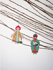 The Winter Sisters | DIY 3D Ornament Craft Kit
