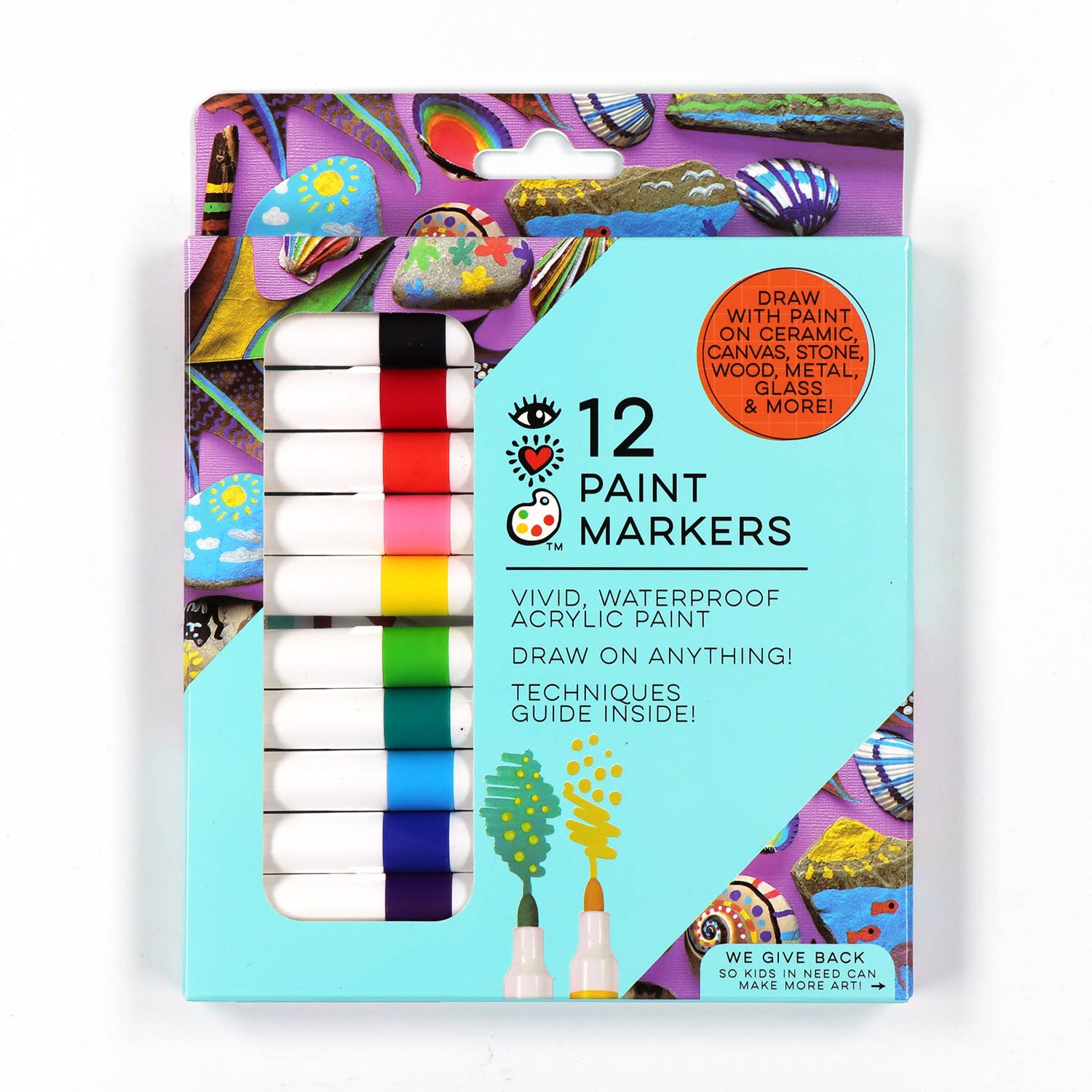 12 Acrylic Paint Markers