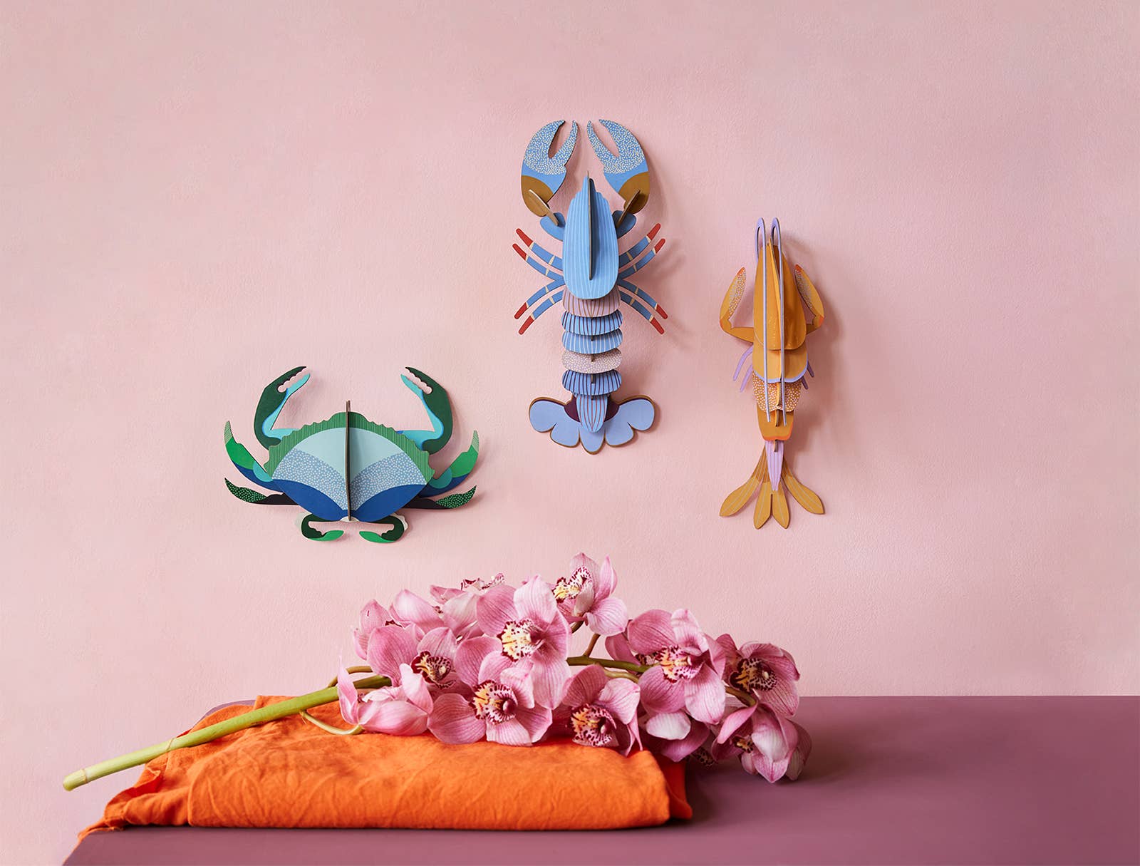 Aquamarine Crab - 3D DIY Wall Art Kit