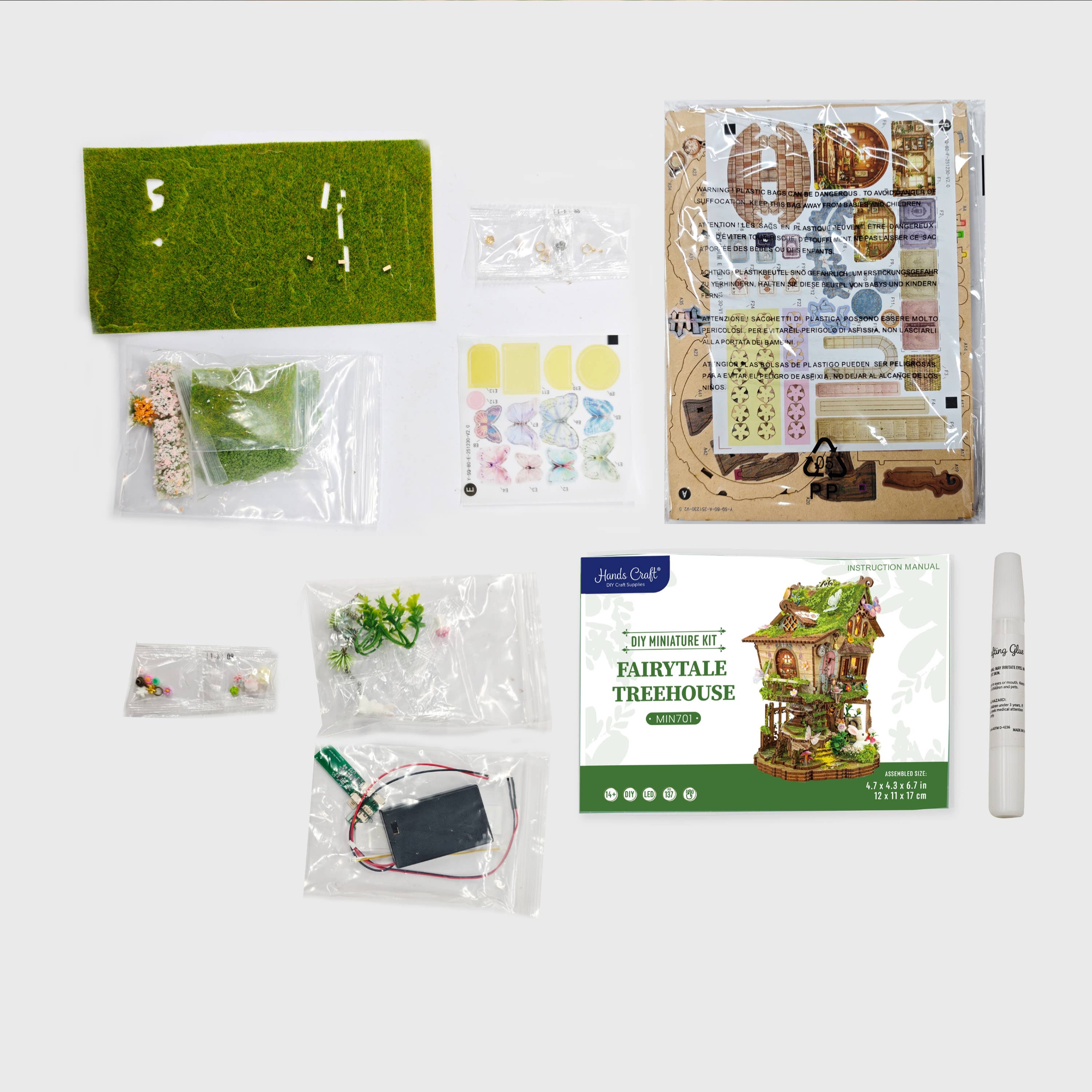 Fairytale Treehouse | DIY Miniature House Kit