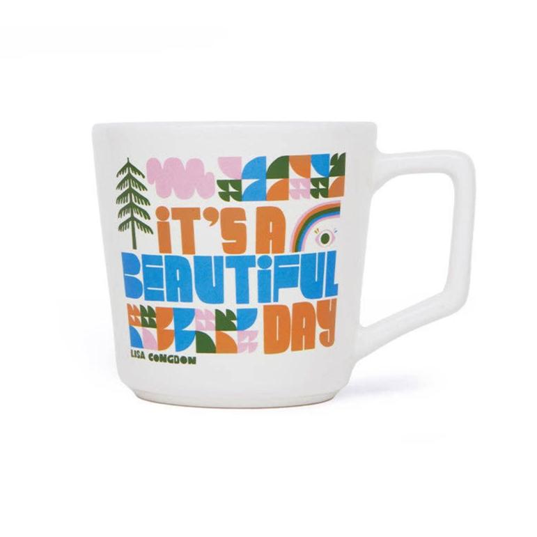 Lisa Congdon 12 oz Angle Drip Mug