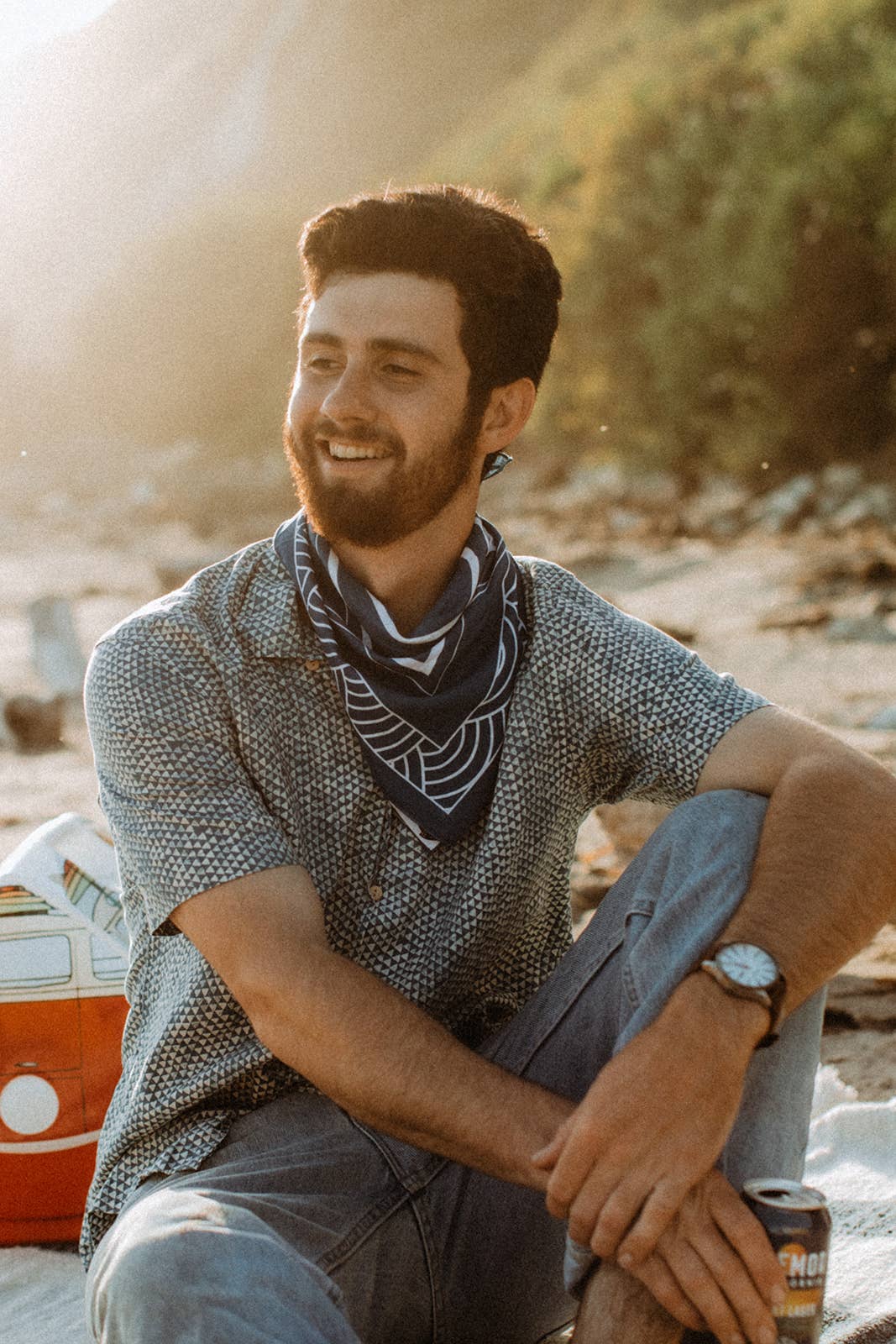 "Breaking Waves" Bandana