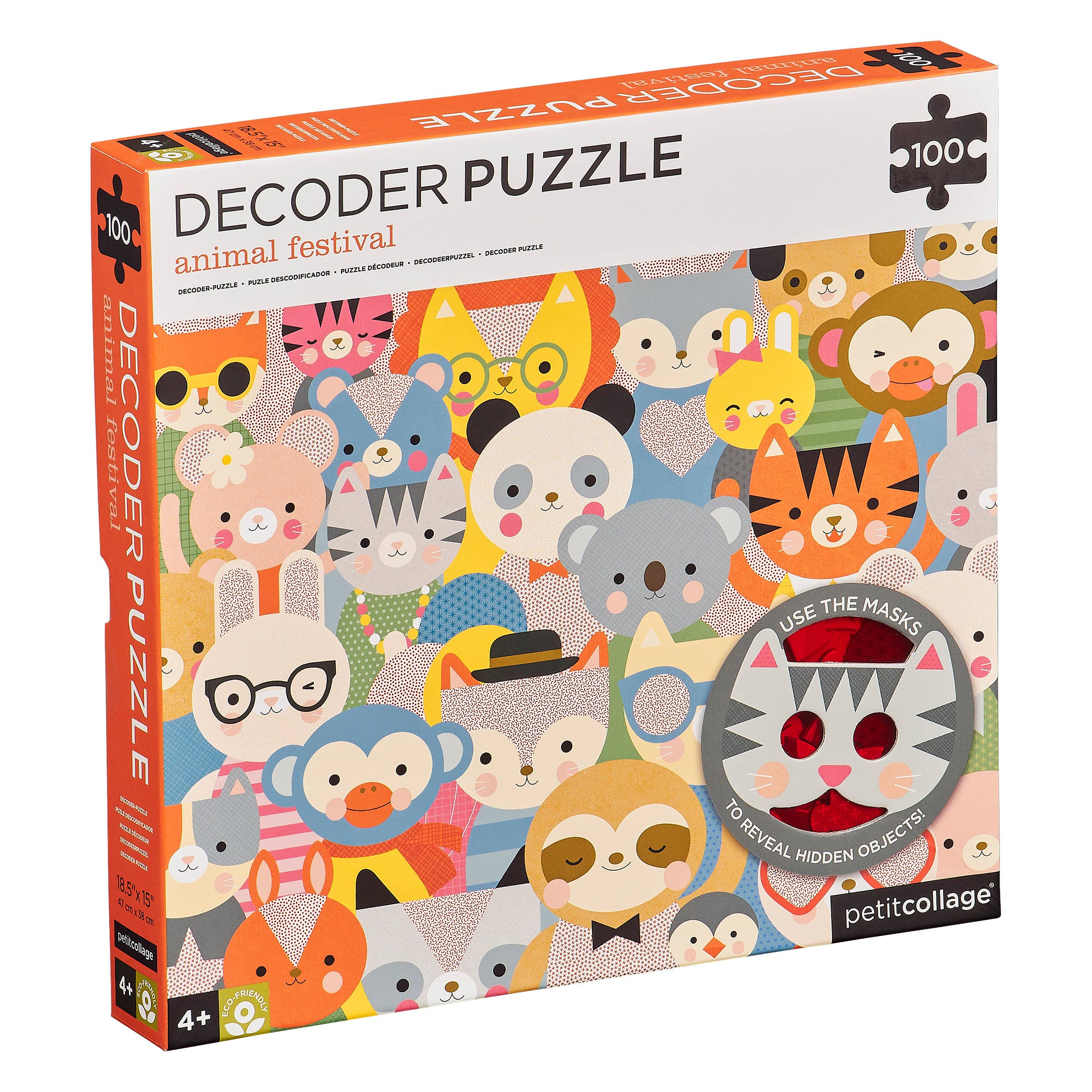 Animal Festival 100-Piece Decoder Puzzle