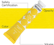 Gouache Paint Set - Non-Toxic 24 x 12ml/0.4oz