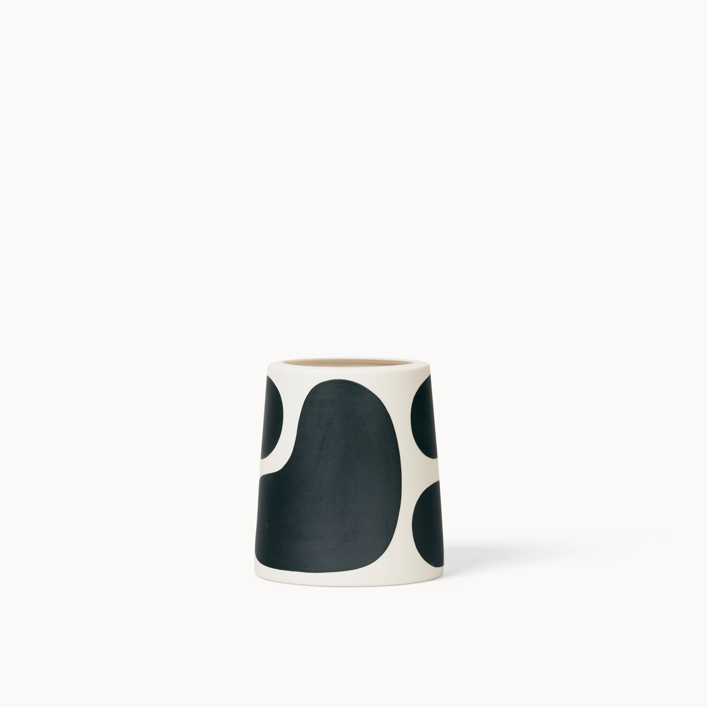 Utensil Crock - Black Color Block