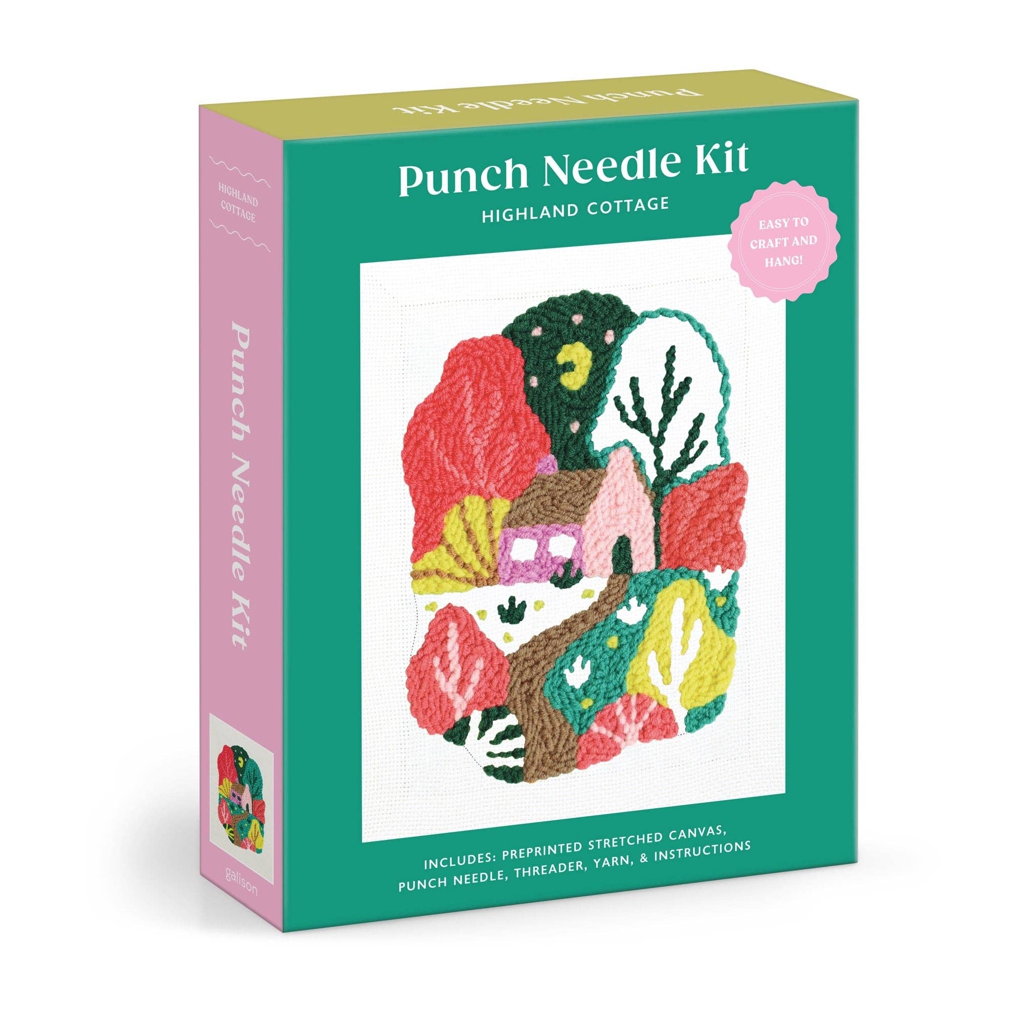Highland Cottage Punch Needle Kit