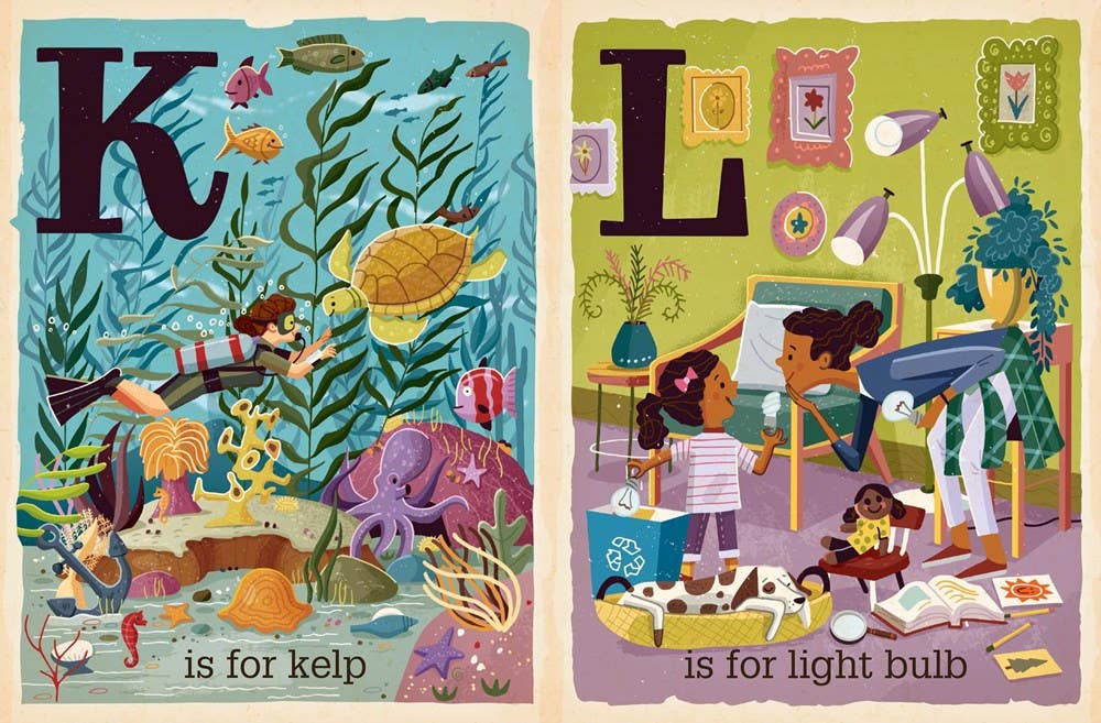 E is for Earth: Alphabet Board Book