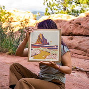 Shiprock, New Mexico 12"x12" Print