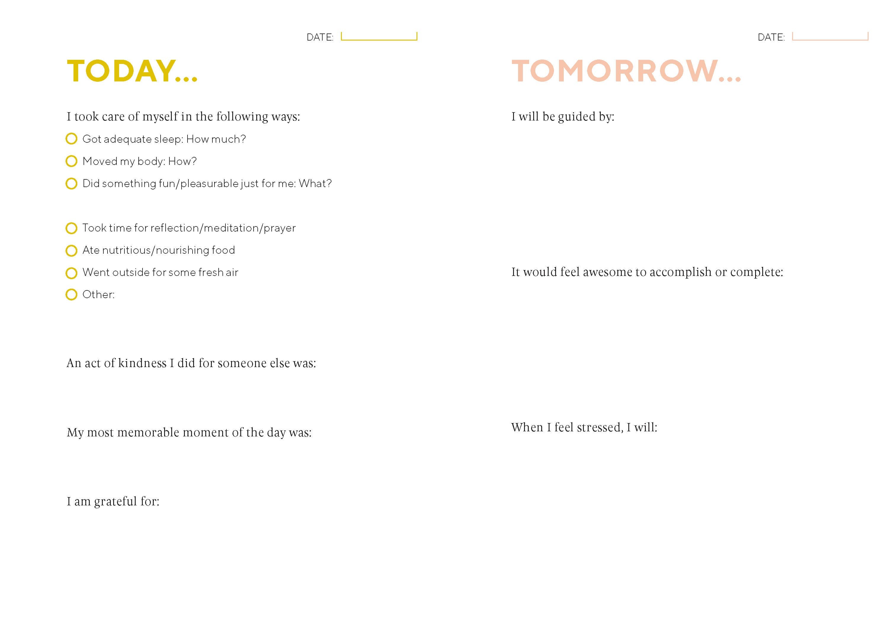 Calm the Chaos | Journal