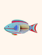 Parrotfish 3D DIY Wall Art Craft